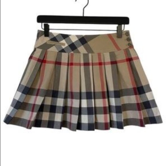 Burberry Vintage Check Pleated MIni Skirt (NEW/UNWORN) - Picture 1 of 4
